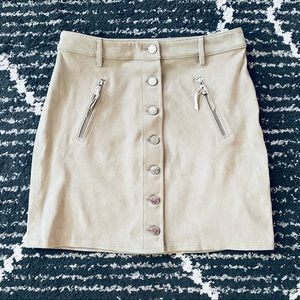 Ultra soft suede Avec Les Filles skirt
